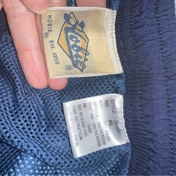 Vintage Hobie Nylon Swim Shorts Size Extra Large Blue - Picture 4 of 7